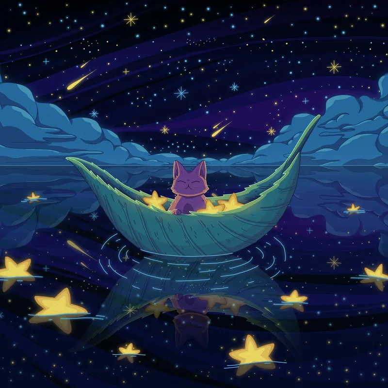 Sea of Stars cover art by Purrple Cat
