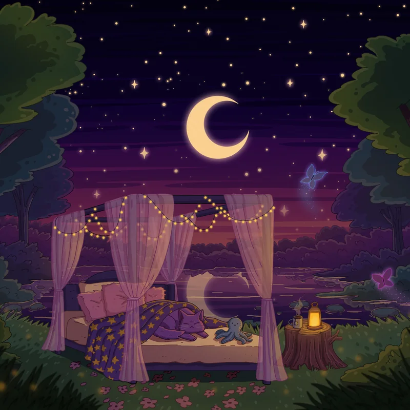 Sleep Tight cover art by Purrple Cat